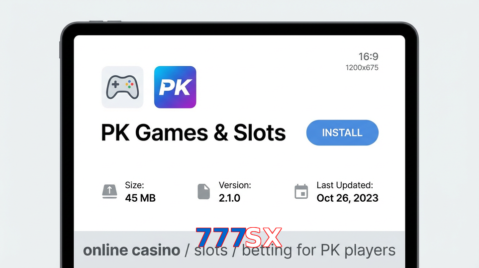 Game list for 777SX gameapk section